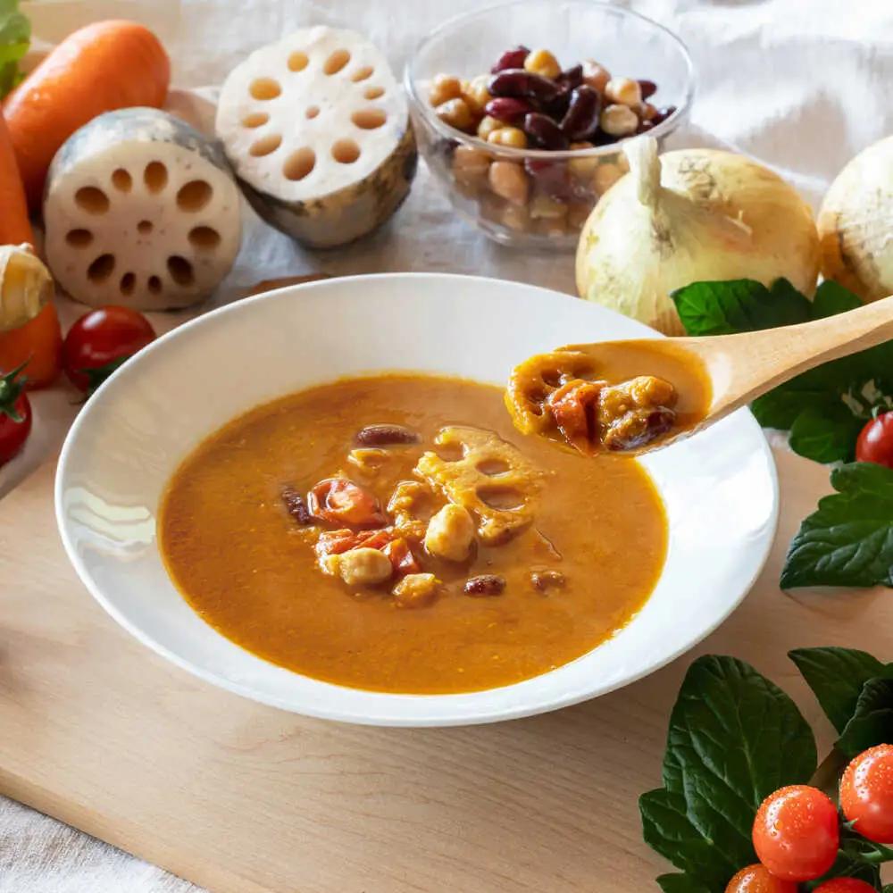 ミニトマトスープカレー「お宮の小鈴」(200g) 2個 / カレー レトルト レトルトカレー ミニトマト トマト スープカレー とまと / 諫早市 / 宮下農園[AHCG030]