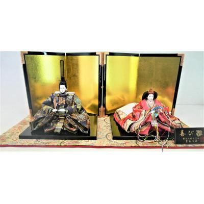 ふるさと納税 小野市 雛人形　京十番親王「双金有楽錦」オリジナル金襴敷　No.10-304