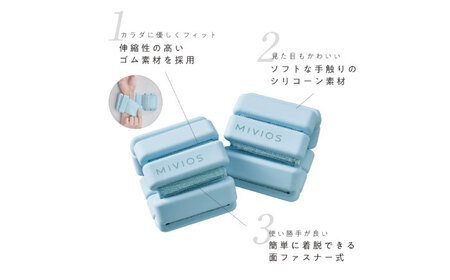 MIVIOS フィットウェイト 0.5kg アイスブルー/MVS504A[AOAB116] 筋トレ