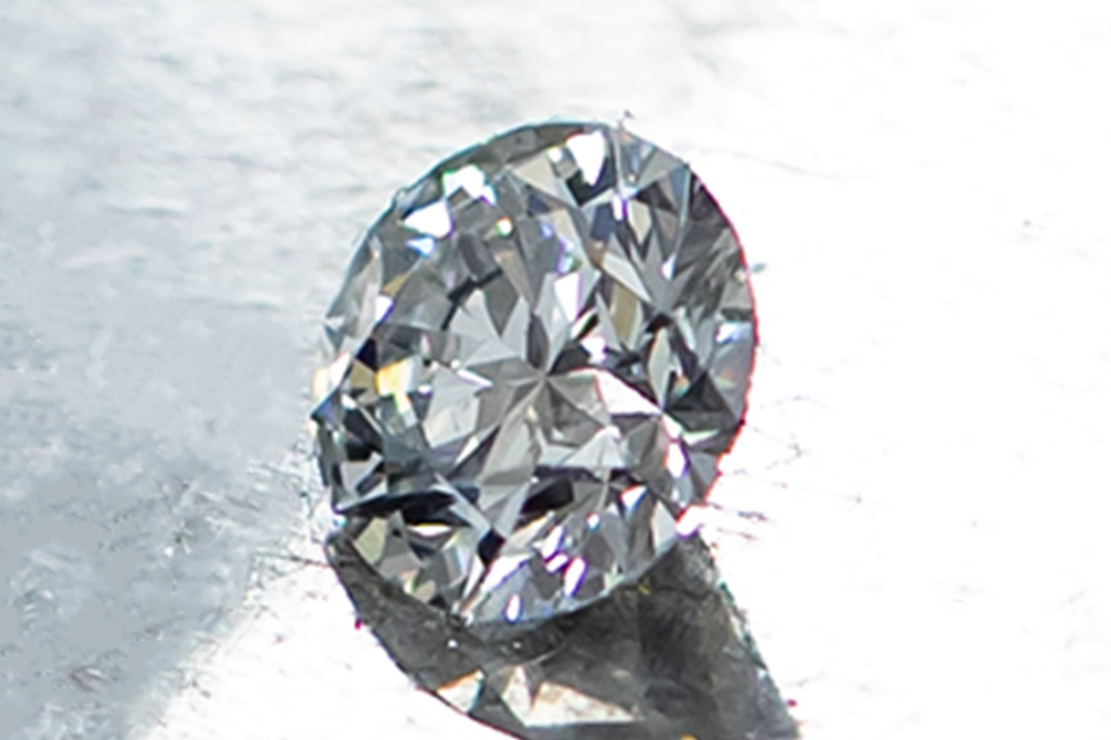 ネックレス プラチナ900 0.05ct ダイヤイニシャルネックレス A