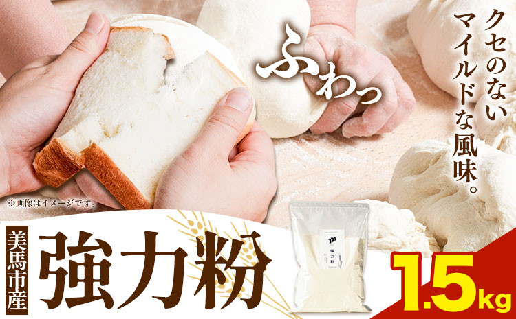 
強力粉 1.5kg 美馬市産 自家製小麦のお店mimori《30日以内に発送予定(土日祝除く)》│ 徳島県 美馬市 お菓子 パン 小麦 調味料 送料無料
