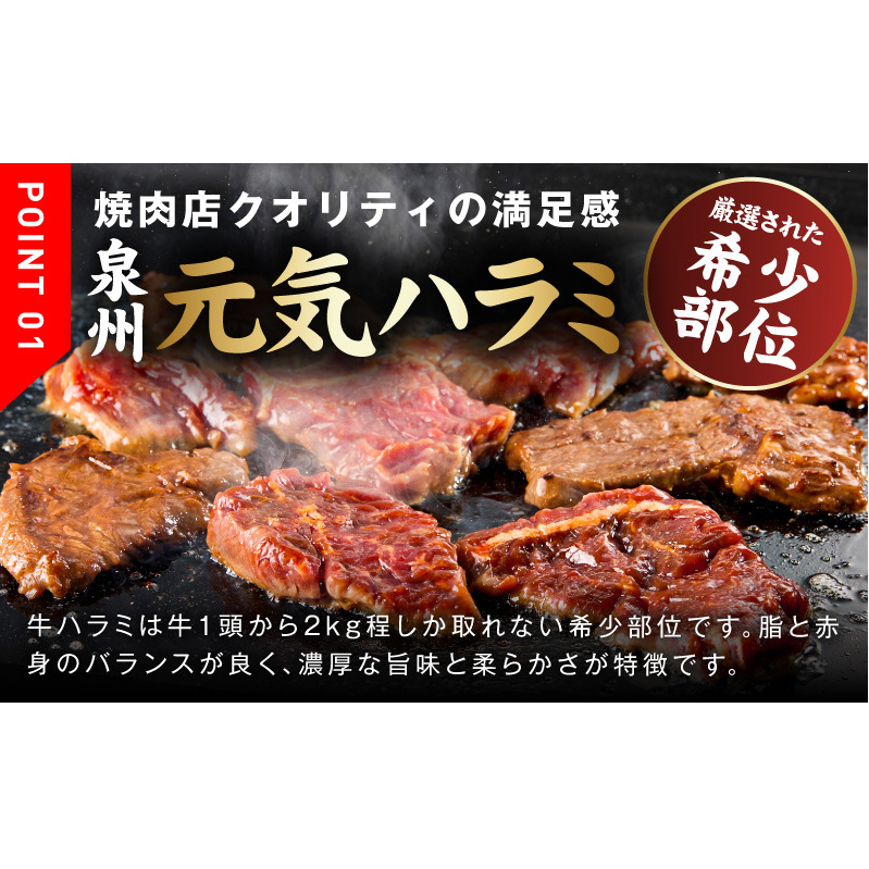 【お試し】牛ハラミ 300g+牛すじ 100g【お試し 秘伝の赤タレ漬け 牛肉 焼肉用 焼くだけ はらみ 小分け BBQ やきにく 肉厚 高評価 訳あり サイズ不揃い】 005A679_イメージ3