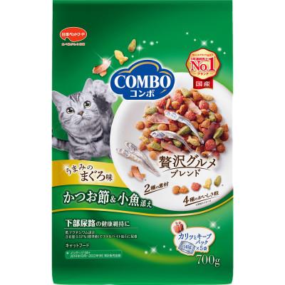ふるさと納税 袋井市 【キャットフード】日本ペットフード　コンボ キャットまぐろ味・かつお節・小魚添え  700g×12袋