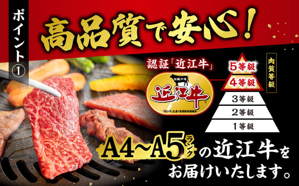 近江牛切り落とし　500ｇ　O-H06　西川精肉店