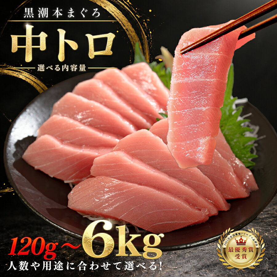 【ふるさと納税】 訳あり 不定貫 国産 養殖本マグロ 中トロ 120g ~ 6kg 黒潮本まぐろ 最優秀賞受賞 刺身用 本マグロ 本鮪 鮪 まぐろ 刺身 さしみ トロ 海鮮丼 漬け丼 手巻き寿司 まぐろ丼 鉄火丼 小分け 個包装 真空パック 冷凍 1万円 以下 1万5千円 10万円 以上 20万円 以上