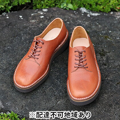 【ふるさと納税】KOTOKA婦人靴 一枚革ダービー　KTO2000L　キャメル ファッション シューズ 雑貨 日用品