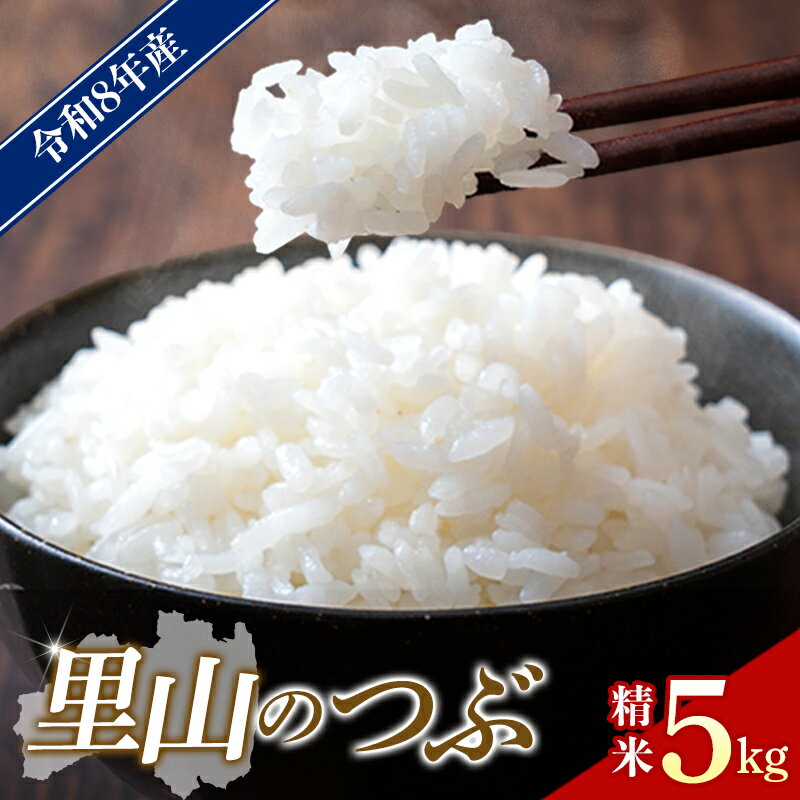 【ふるさと納税】【先行予約】令和8年産 川俣町産 里山のつぶ 精米 5kg FAF-0005