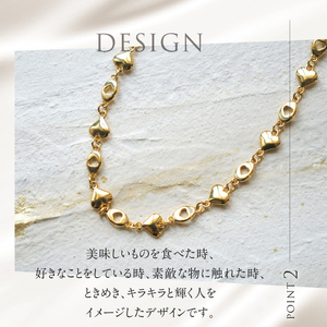 K18 Dazzling デザインチェーンネックレス【K18YG】