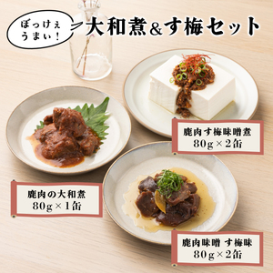 ぼっけぇうまい！大和煮＆す梅セット [008-a011]
