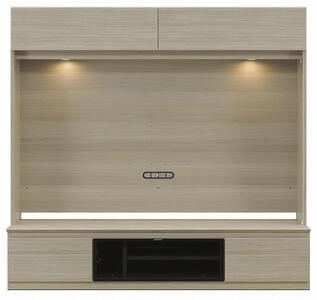 シャルム 幅180cm 壁面テレビ台 壁掛け金具付 TVボード グレージュ テレビボード 壁面収納 テレビ台