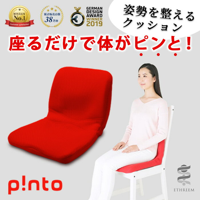 【ふるさと納税】 ＜5色から選べる＞姿勢を整えるクッションp!nto 正しい 姿勢 椅子 イス チェア 座椅子 座布団 フィット 骨盤 骨盤矯正 疲労 疲れ お尻 腰 腰痛 肩 肩こり 猫背 デスクワーク オフィス おうち時間 在宅 テレワーク リラックス 【m44-02】【ピーエーエス】