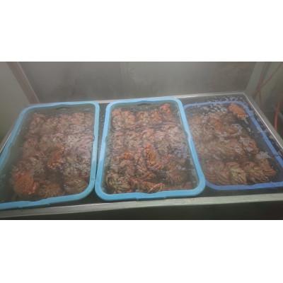 ふるさと納税 白老町 北海道産ボイル毛ガニ 約4kg(900g〜1100g前後×4尾)×1箱 冷凍発送 |  | 03