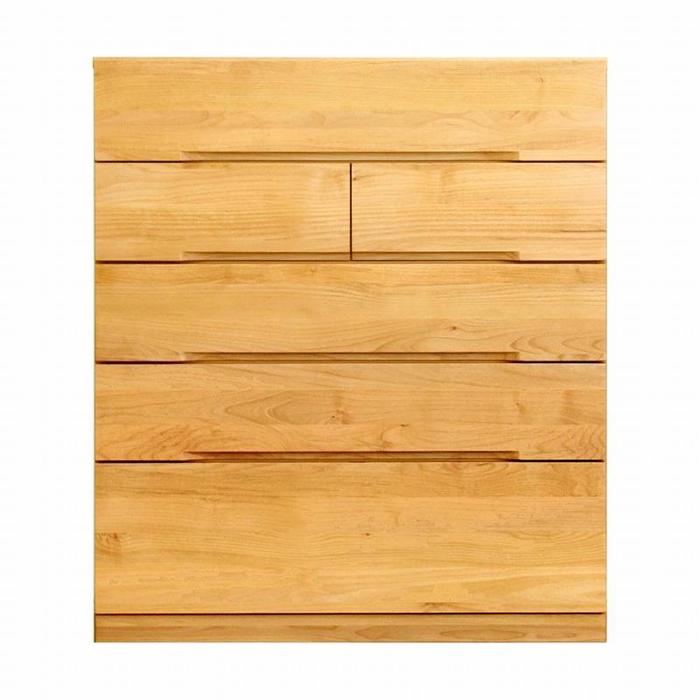 【ふるさと納税】チェスト タンス 幅88 5段 奥行44 アルダー 無垢 桐たんす 箪笥 婚礼 衣類収納 大川家具 丸田木工 ナテュール | 家具 ファニチャー 人気 おすすめ 送料無料