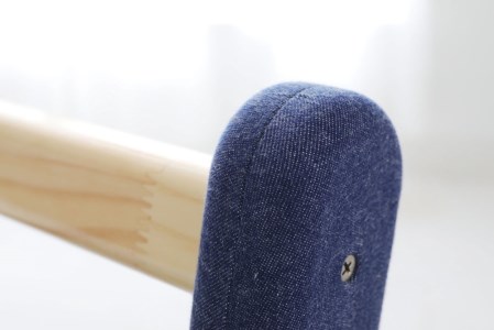 [知育にも役立つ] キッズ用チェアー (ネイビー) [0272]