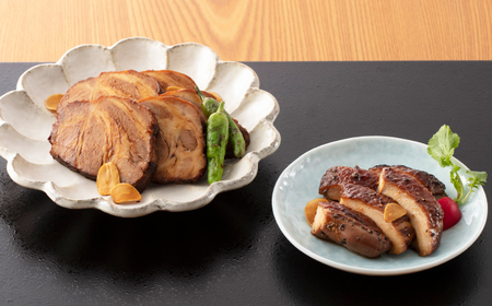 国産煮豚・煮鶏詰合せ 600g NBT-6 タレ 時短 おつまみ 岐阜市 / 鵜舞屋[ANAM012]