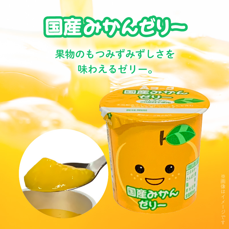 愛知ヨーク　国産みかんゼリー・国産ももゼリー　20個入