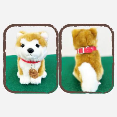 ふるさと納税 大館市 <よちよちあきた>秋田犬赤毛ぬいぐるみ　座り　Sサイズ |  | 01