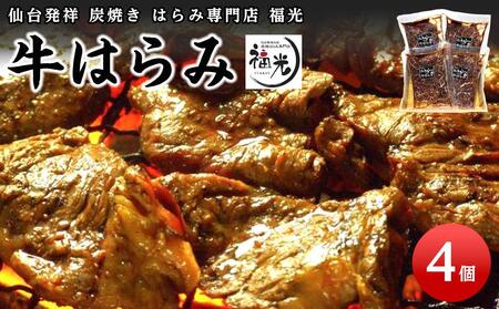 仙台発祥炭焼きはらみ専門店　福光の牛はらみ190g×4個　【お肉 牛肉 お肉 にく 食品 仙台 人気 おすすめ  ギフト】お肉お肉お肉お肉お肉