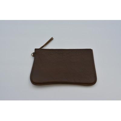 ふるさと納税 益子町 通帳ケース　キャメルブラウン