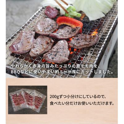 ふるさと納税 西粟倉村 森のジビエ 鹿肉バーベキュー用 600g(200g×3)　 |  | 01