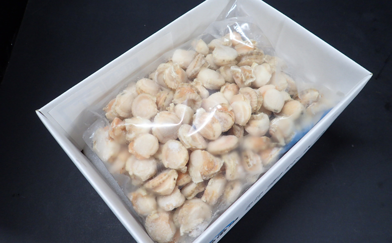 根室海鮮市場<直送>生食用ボイル済ベビーほたて500g(75～100玉) G-28036