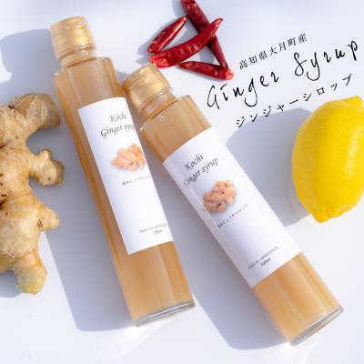 ふるさと納税 大月町 【高知県 大月町産】ジンジャーシロップ(2本)