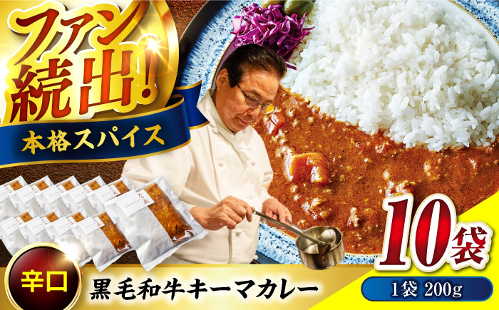 カレー 秘密の黒毛和牛キーマカレー10袋 カレー 冷凍 辛口 レストラン おすすめ 人気 福山 広島県福山市/株式会社グリル壱乃藏 [BACI002]