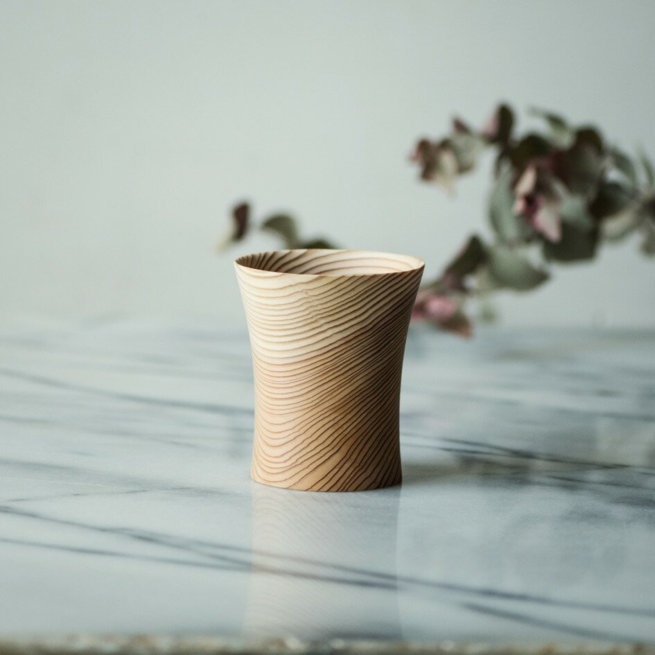 ＜FIL＞SUGI CUP LARGE　ビアカップ コップ 割れない 木製 食器 小国杉 受注生産 限定 おしゃれ ギフト セット 阿蘇 南小国町