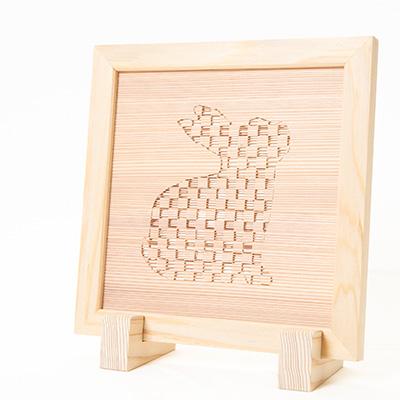 ふるさと納税 黒滝村 吉野杉透かし彫り　干支額縁　1枚 |  | 03