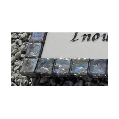 ふるさと納税 忠岡町 ガラスモザイク表札「Candy」キャンドルグレープ |  | 01