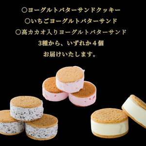 訳あり　ヨーグルトバターサンドクッキー4個