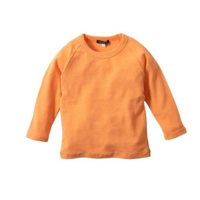ふるさと納税 善通寺市 キッズ 9分袖Tシャツ スプリングオレンジ 90サイズ_Z2600274