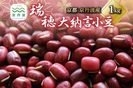 瑞穂大納言小豆 1kg 京都 京丹波町産 ブランド 小豆 あずき [010KK012]