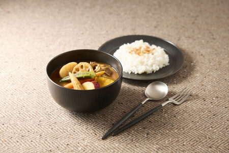 【美濃焼】 miyama.のカレーのうつわ スープのカレー皿 2点セット 鉄釉 瑞浪市 / ミヤマプランニング 食器 皿 ボウル [AZCM060]