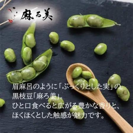 京都府産 黒枝豆 麻ろ美BOX 約1kg(500g×2袋)　ロックファーム京都【配送不可地域：離島・北海道・沖縄県】【1781152】