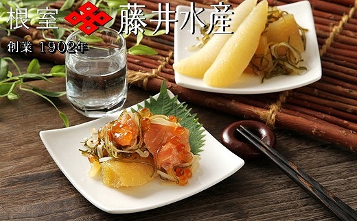 
            C-42016 ＜鮭匠ふじい＞鮭と数の子の松前漬けセット(各600g)
          