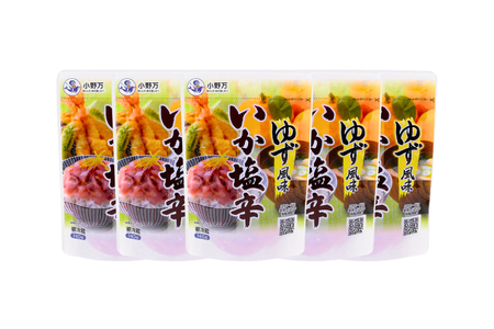いか塩辛 ゆず風味 140g×5個 セット 計700g 