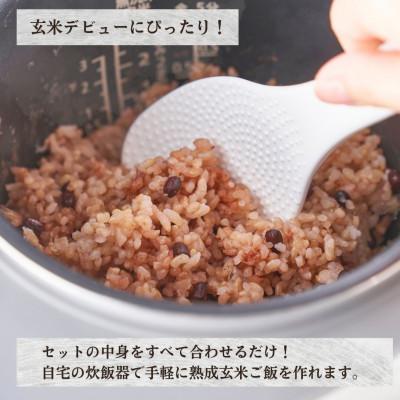 ふるさと納税 弥彦村 お家で簡単!【 熟成玄米ご飯(酵素玄米) 】手作りセット　3合パック×6個　新潟県弥彦村産コシヒカリ |  | 01