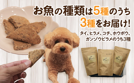 100%お魚で作ったペットフード「ぽわんこ」ハーフサイズ・K323