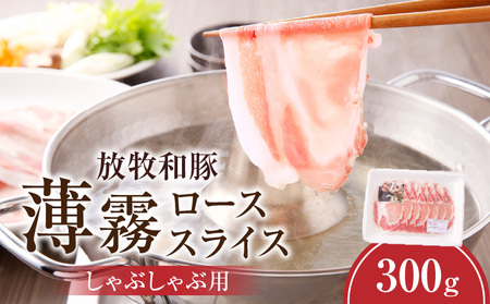 豚肉 しゃぶしゃぶ 豚肉[ロース 300g 放牧和豚]