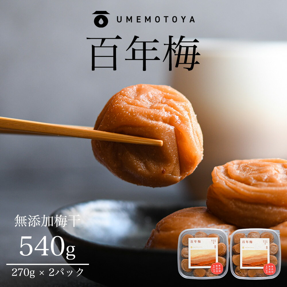 【ふるさと納税】百年梅 (白干し梅) 梅干し 無添加 無着色 保存料不使用 大玉 3L 使用 最高級 / 梅干 うめぼし 梅 白干し梅 白梅干 南高梅 昔ながら 和歌山 みなべ町