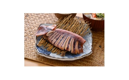 ＜直火焼き魚＞肉厚するめいか塩焼き 2杯入 加熱済【1700226】