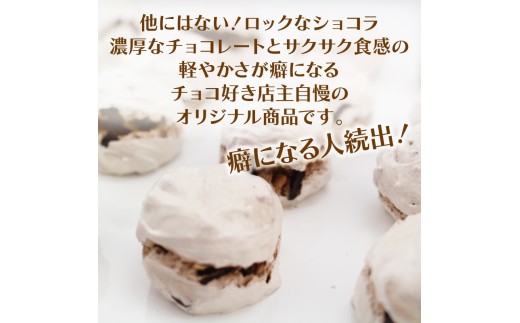 チョコレート ナッツ アーモンド ロックなショコラ 15個入 2袋 チョコ クッキー メレンゲ メレンゲクッキー 焼き菓子 おやつ デザート ティータイム コーヒー 焼きチョコ アーモンドチョコレート