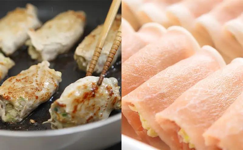 【定期便3回】浜松餃子 126個（21個×6箱）・肉巻き餃子 20個（10個×2箱）【配送不可：離島】 餃子 食べ比べ ぎょうざ 惣菜 冷凍 浜松 