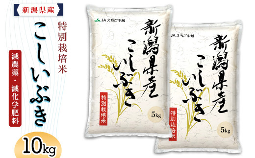 75-7K101新潟県長岡産特別栽培米こしいぶき10kg（5kg×2袋）【2026年4月発送】