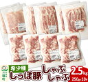 【ふるさと納税】かわい農場「中ヨークシャー交雑種」しゃぶしゃぶセット 合計2.5kg