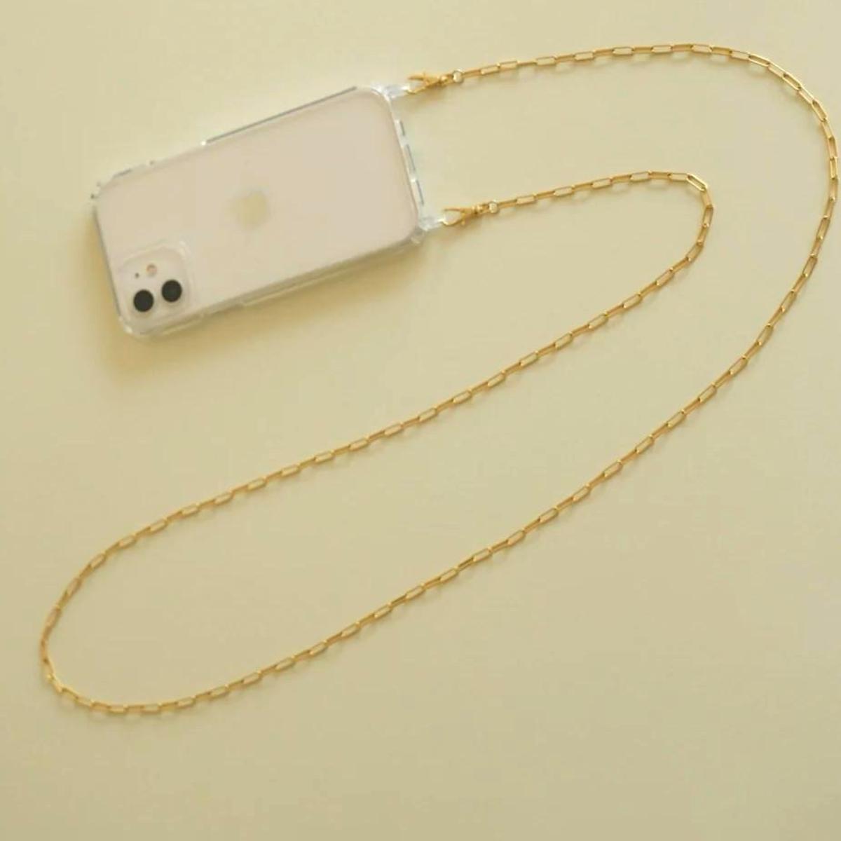 【ふるさと納税】【LENERAオリジナルスマートフォンショルダー】 smartphone shoulder - shine - / gold