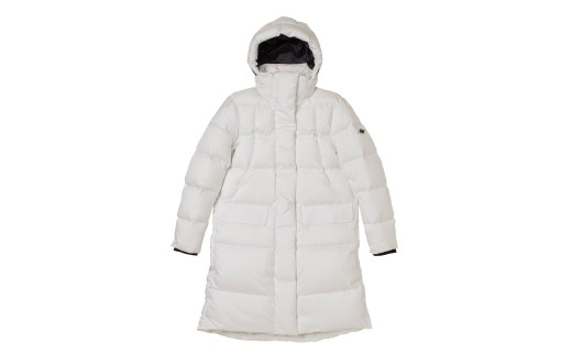 ＜WOMEN＞ 北海道ダウン ： RETAR NUY ／ レタールヌイ ［MAW 2 ／ マウ 2］ LONG DOWN COAT ［WHITE ／ Sサイズ］ 【2025年11月下旬より発送開始】 