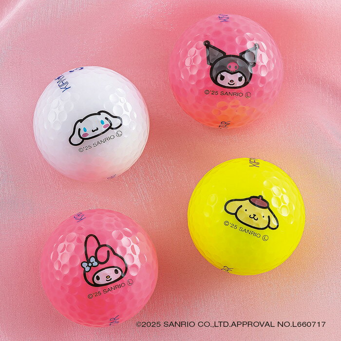 【ふるさと納税】ゴルフボール KIRA★STAR×SANRIO CHARACTERS 24個入り サンリオ【キャラクター選択可】シナモロール クロミ ポムポムプリン マイメロディ | ゴルフグッズ スポーツ 人気 おすすめ 送料無料
