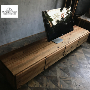 TV台 180×35cm 引き出しタイプ 台 テレビ台 収納 棚 たな タナ tana 手仕上げ 木目 送り物 プレゼント オリジナル リビング ハンドメイド 贈り物 1点物 国産 杉材 無垢材 木目